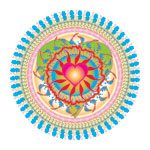 The River of Life - Mandala by Europa Gitte